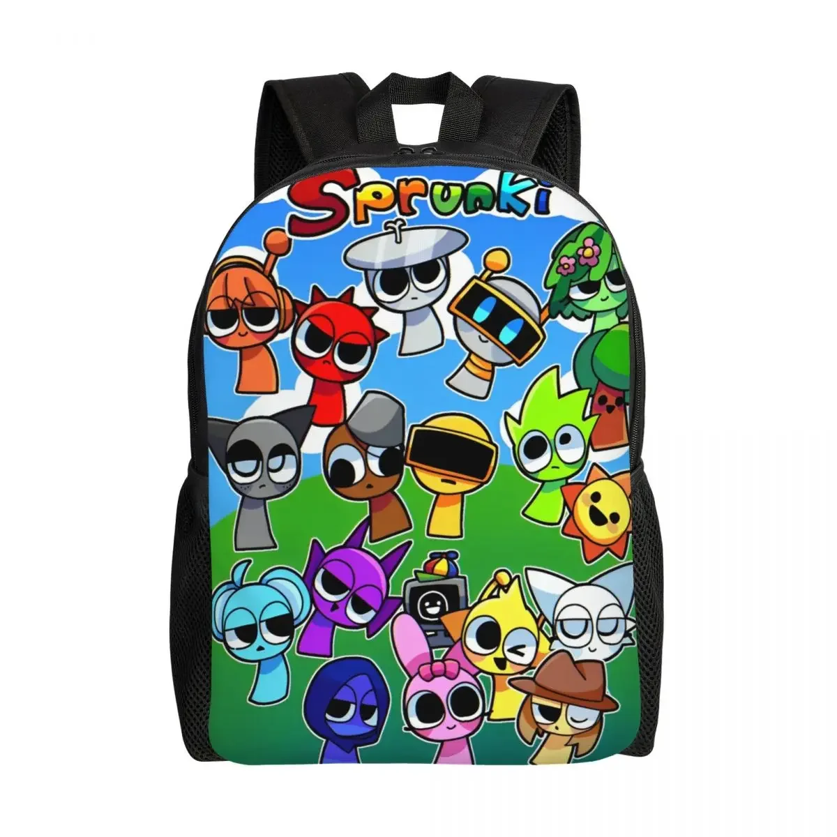 

Kid's Cartoon Sprunki Incredibox Backpack Preschool Kindergarten Backpacks Bags for Girls and Boys