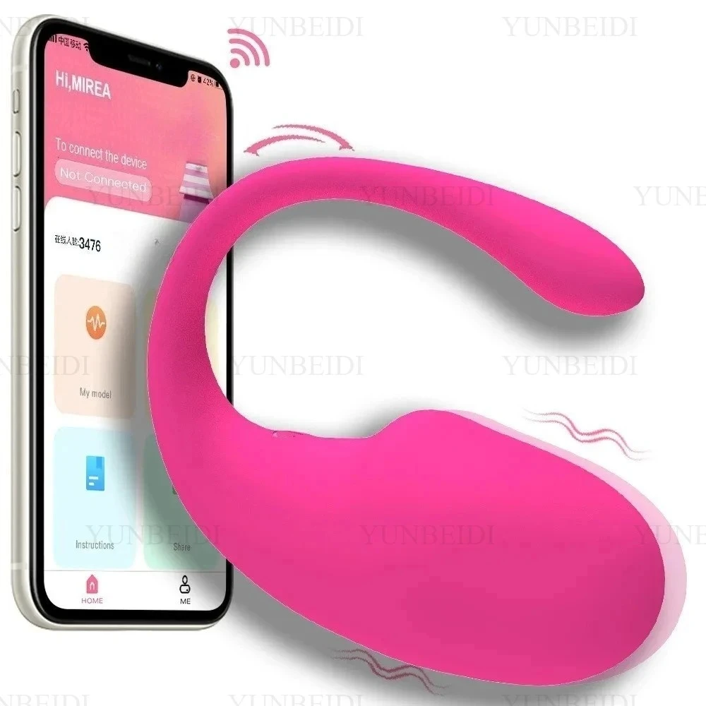 APP Remote Control Egg-shaking Device Female Penis Vibrator Vaginal 10-speed G-spot Dual-stimulation Massager Wearable Sex Toy view 2