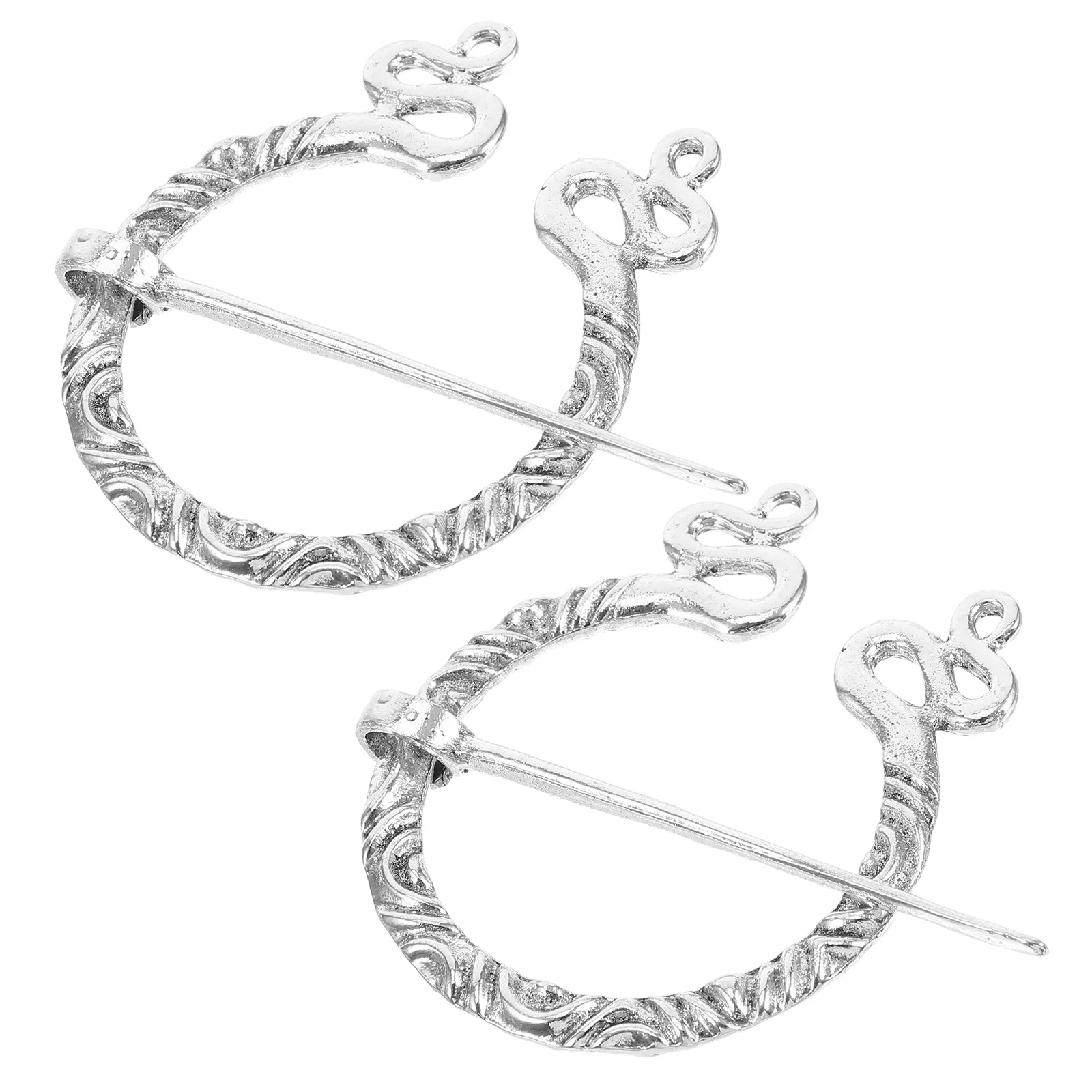 2 قطعة دبابيس الفايكنج خمر القرون الوسطى عباءة دبوس شال مشبك الرجعية وشاح حامل للنساء سترة سترة عباءة دبوس