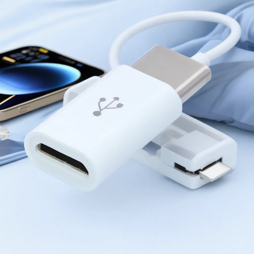 Micro USB Female To Type C Male OTG Adapter Converter For Android Smart Phone Peripheral Extension Compact Durable Connector Acc