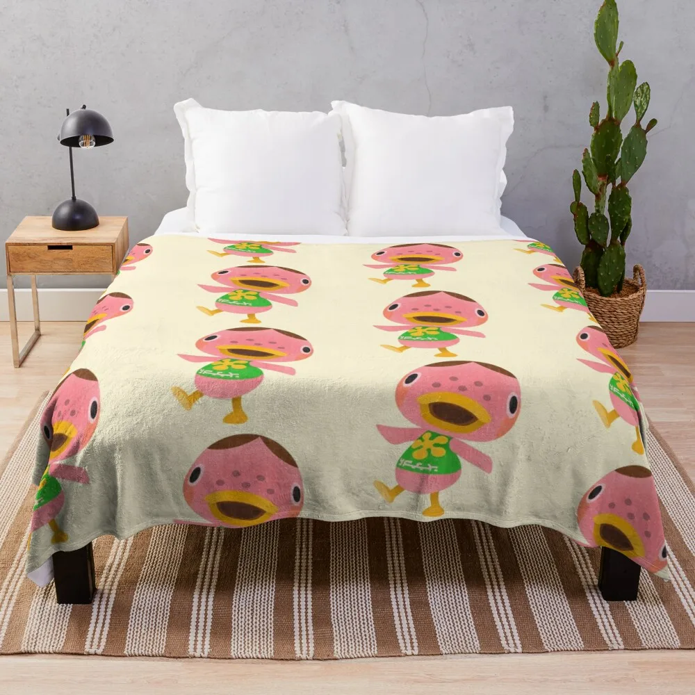 Freckles dancing Throw Blanket cosplay anime Blankets For Bed Blankets