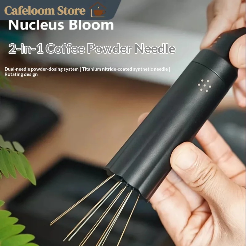 Nucleus Bloom 2-In-1 Coffee Distributor Retractable Distribution Needle For Evenly Breaking Coffee Clumps Home Barista