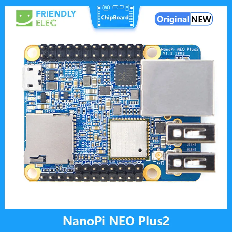 

NanoPi NEO Plus2 Demon Board 512MB DDR3 RAM 8GB eMMC Allwinner H5 Quad-core 64-bit high-performance Cortex A53