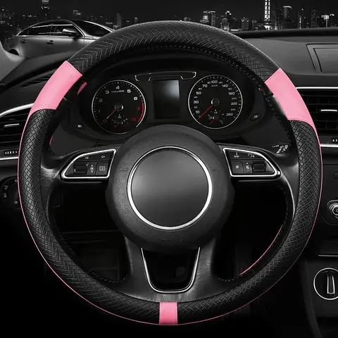 10 best sales fiat 500 leather steering wheel cover - №8
