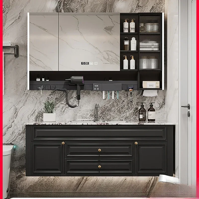 Bathroom Cabinet Combination Bulgari Wash Desk Antique Hand Washbasin in Bathroom