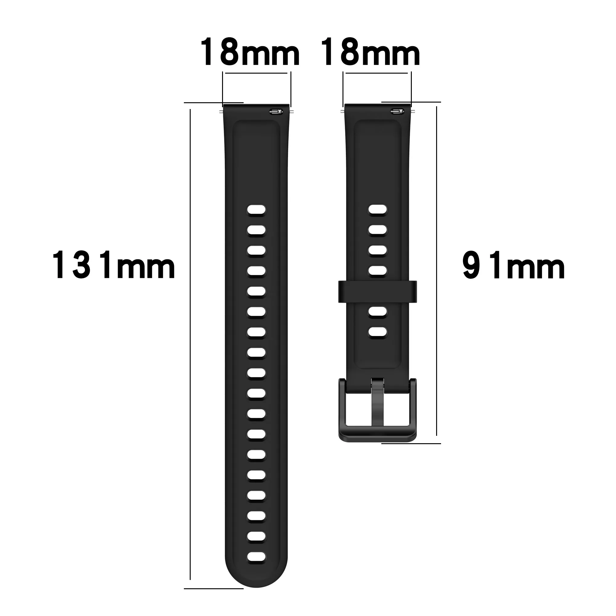 Silicone WatchBand For Realme band 2 Smart Bracelet Official Watch Strap Replacement WristStrap For Realme band2 Wristband