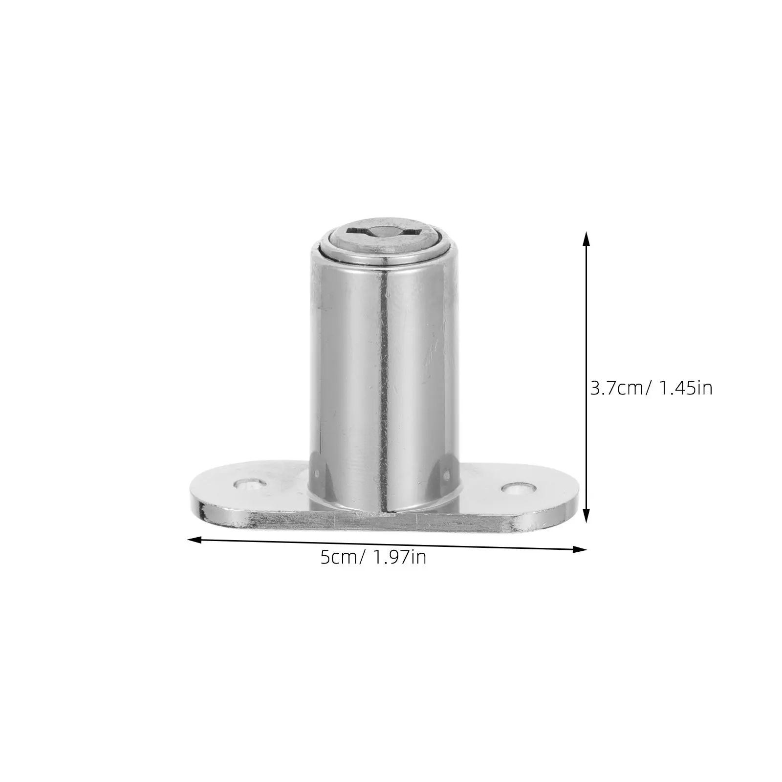 2Pcs Zinc Alloy Drawer Lock Push Plunger Lock Keyed Different Cabinet Wardrobe Sliding Door Furniture Locker Furniture Locker