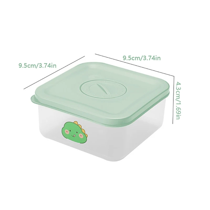 Coarse Grain Rice Sub Packaged Box Rice Small Lunch Box Food Grade Kitchen Refrigerator Storage Fresh-keeping Box