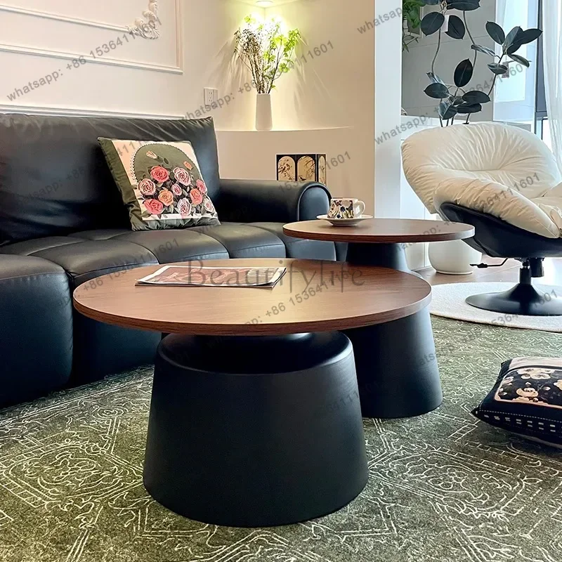 Factory Direct Luxury Simple Coffee Table Nordic Vintage Premium Aesthetic Side Table Creative Storage Table Pliante Living Room