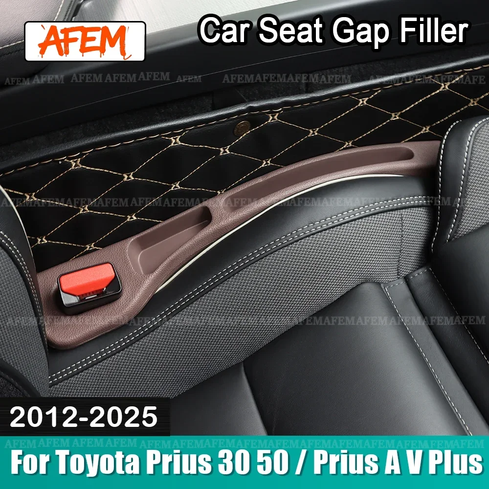 For Toyota Prius XW30 XW50 Prius A V Plus 2012 - 2017 2018 2019 2020 2021 2022 2023 2025 2025 Car Seat Gap Filler Accessories