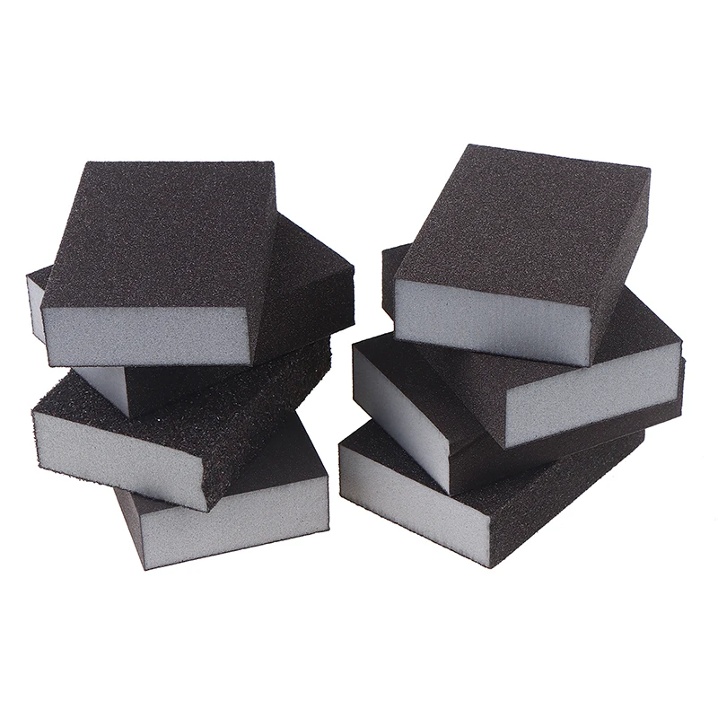 

3Pcs Polishing Grinding Sponge Pads Manual Sanding Sponge Blocks Reusable Washable For Metal Wood Drywall Glass Polishing