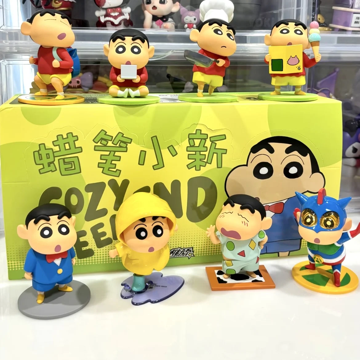 

Коллекционная фигурка Kawai Crayon Shin-Chan: Серия «Выходные» – Милые персонажи для декора рабочего стола, модные игрушки, подарок на день рождения ребёнка