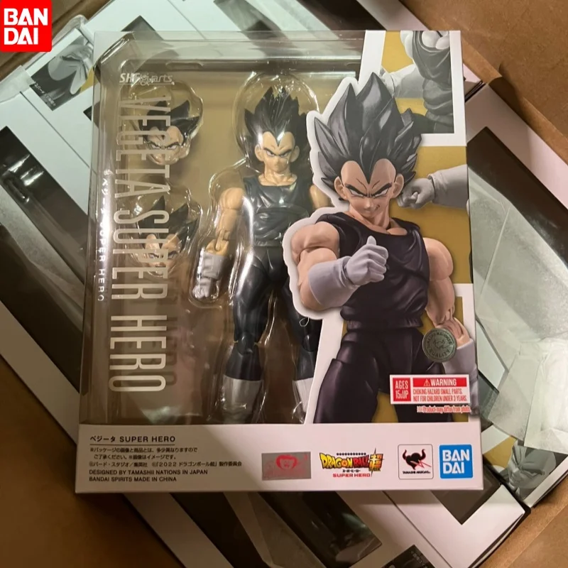 Bandai Dragon Ball Shf Vegete Vegeta Action Figure Toy Super Hero Shfigures Figura Model Birthday Toy Gift