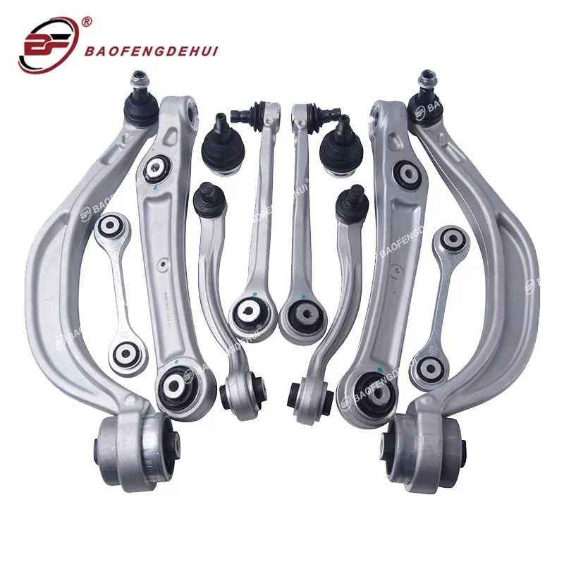 

12X Front Suspension Ball Joint Upper Lower Control Arm for Audi A6 C8 4A2 45 Quattro 2018-2021 80A407693C 80A407151B 4M0407505B