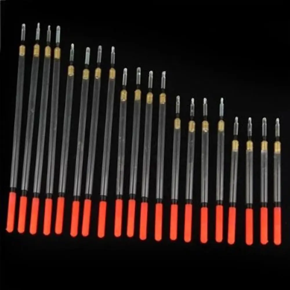 20pcs Super Buoyancy Fishing Float Sensitivity Visibility Floating Stem Durable Good Stability Floating Tubes Kits Lake Fishing