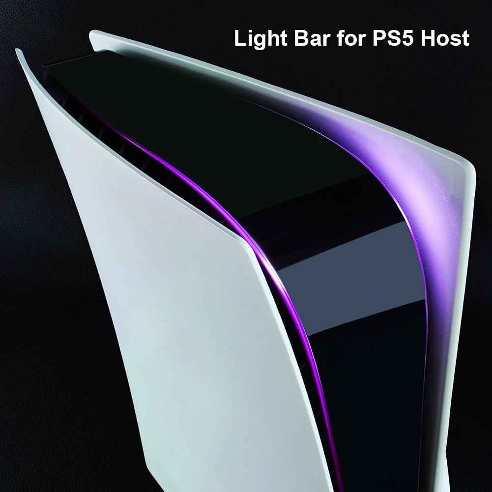 LED Luminous Sticker Adhesive Light Bar Host Light Bar Sticker for PS5 Console Light Bar Decals Accessories