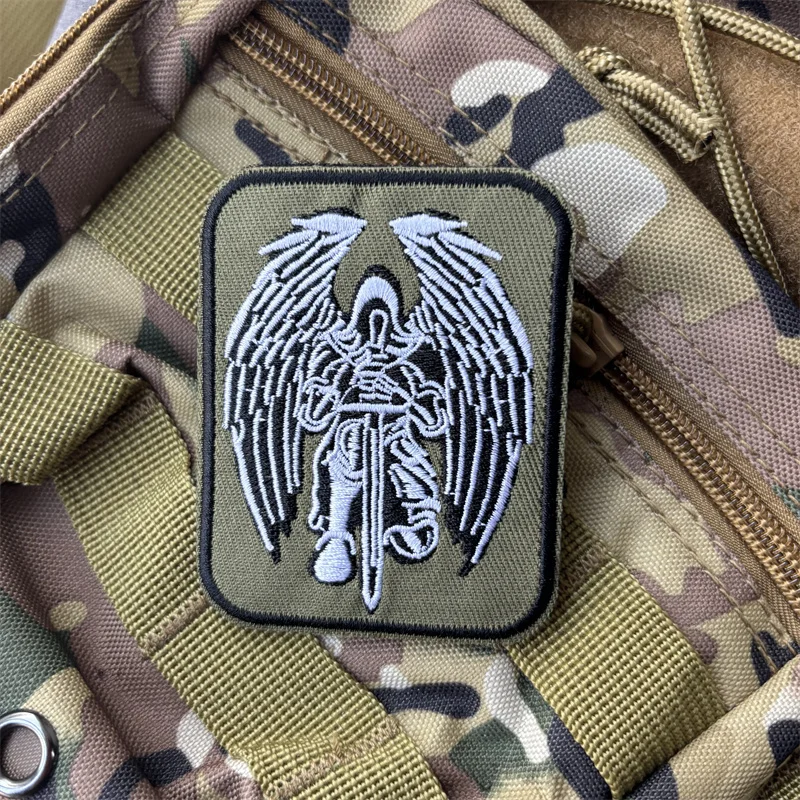 Parche táctico bordado ángel moral – Insignia para mochila MOLLE - imagen 2