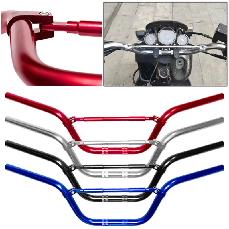 Universal 22mm Motorcycle Handlebar Motocross Handle Bar Steering Wheel Riser Off-road Vehicle for Scooter Honda MSX125 CB190R