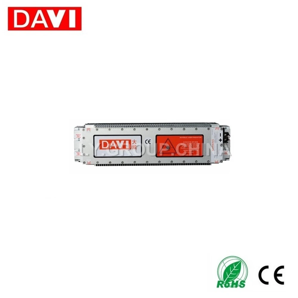 DAVI 40 واط 60 واط تردد الراديو RF CO2 الأنابيب المعدنية آلة التعليم بالليزر أجزاء ل غير المعدنية الخشب الاكريليك الجلود ورقة علامة سريعة