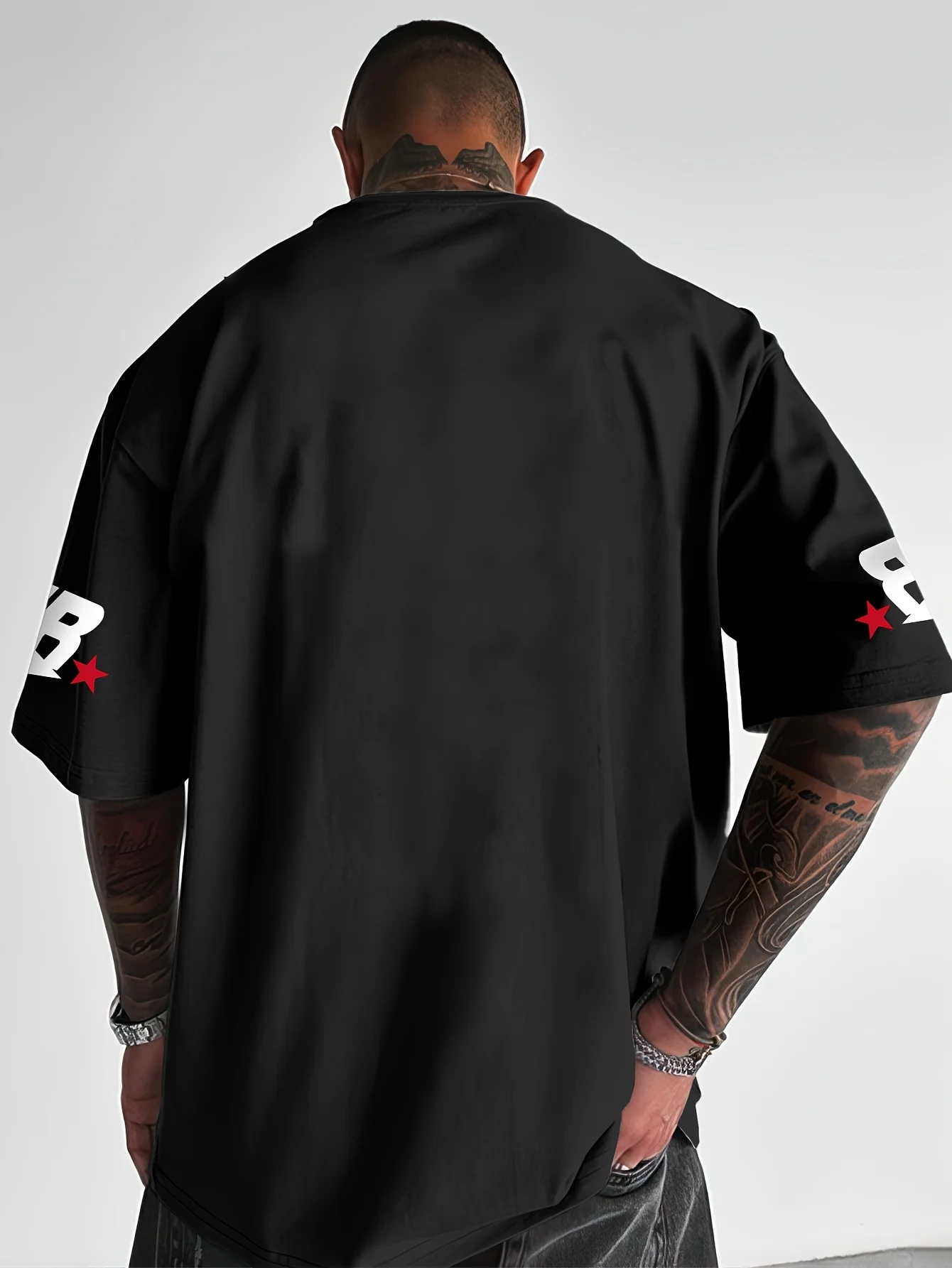 The 2025 summer new men's sports jersey Chicago 23-print digital jersey casual sports men's T-shirt image 2