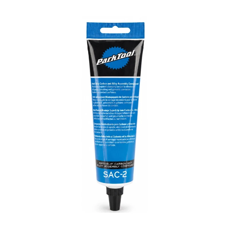 Park Tool SAC-2 ASC-1 SuperGrip Carbon & Alloy Assembly Compound Anti-Slip Paste for Bike Seatpost Handlebar Stem 113G