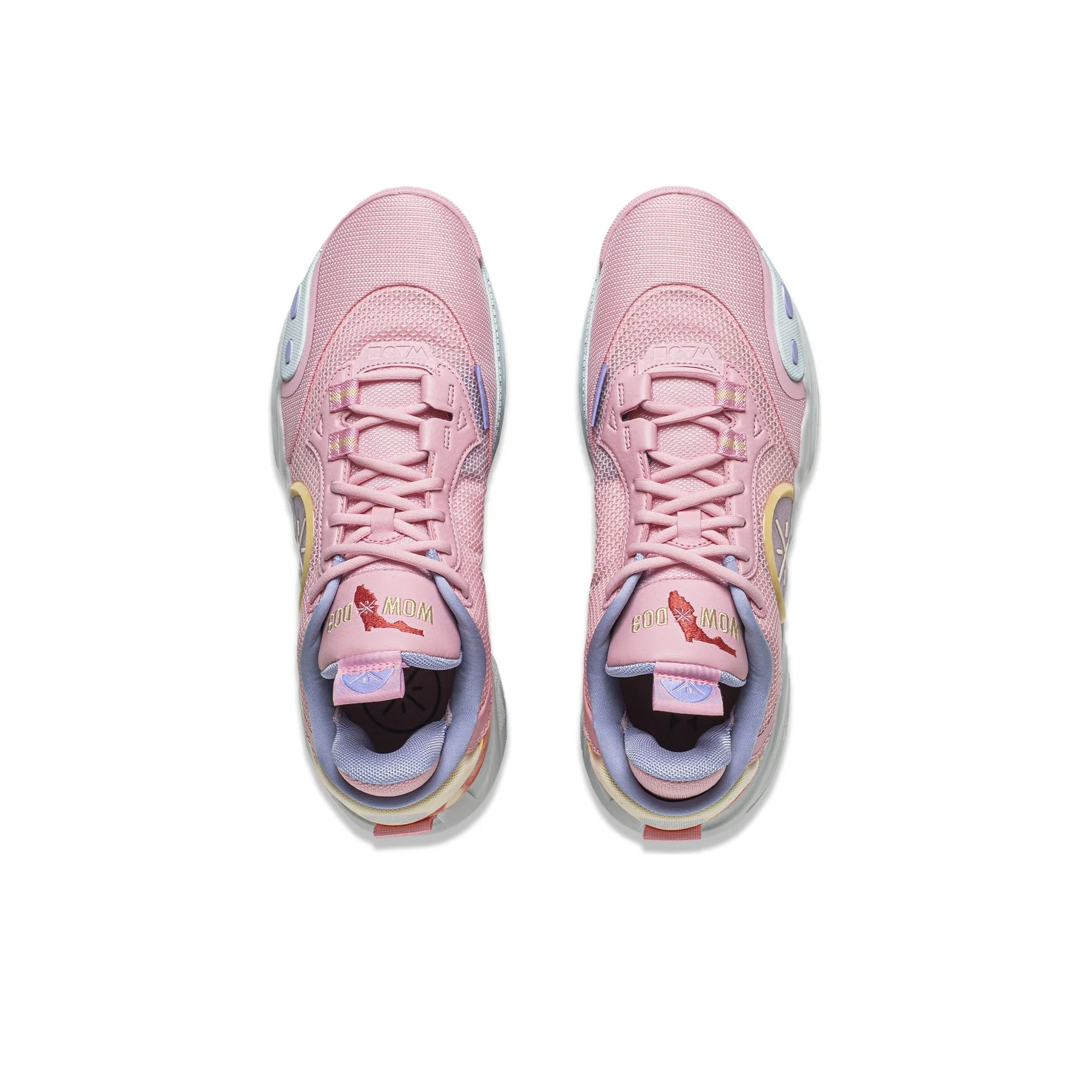 Li Ning Wade ALL City 12 Basketball Shoes Men's Pink ABAU015-3 view 5