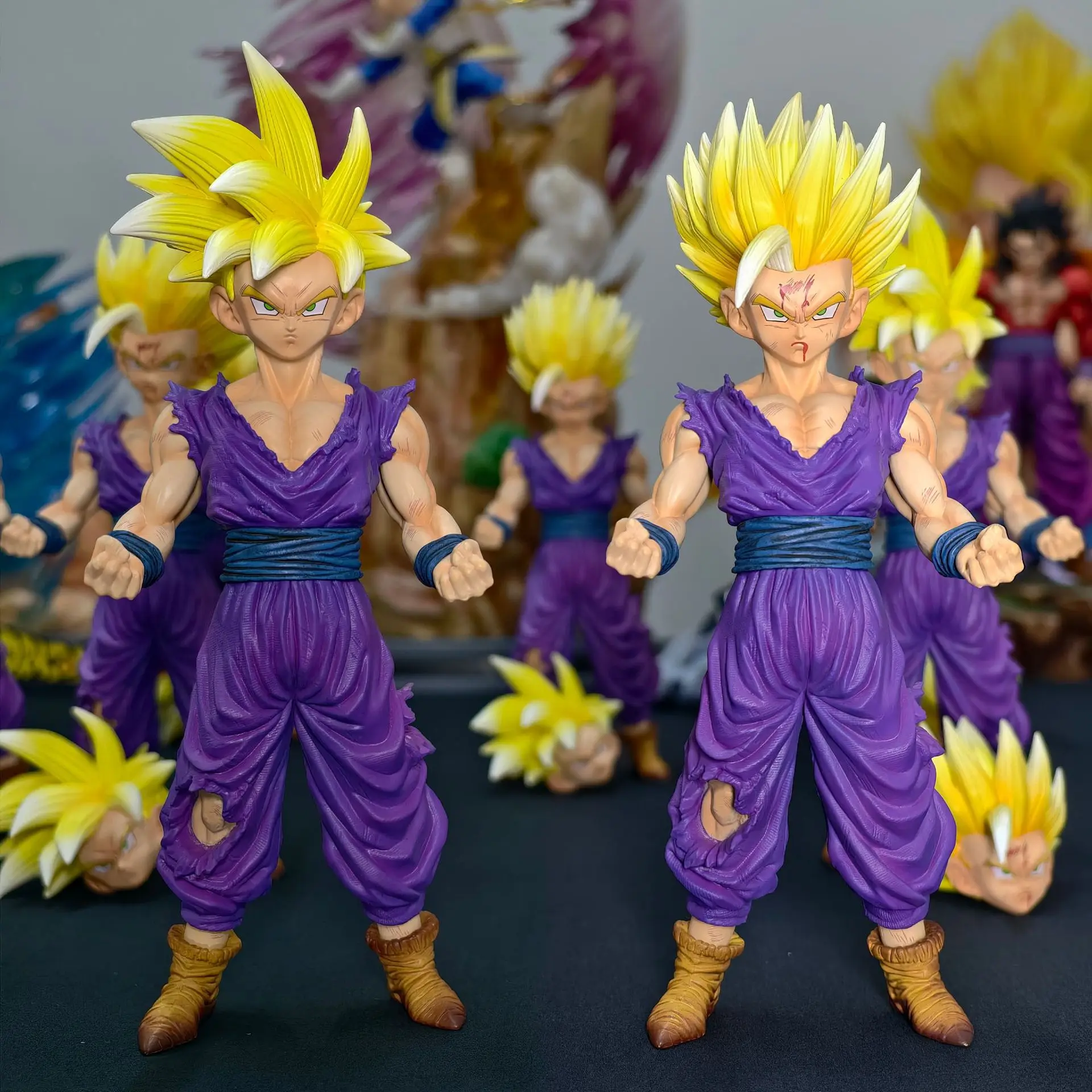 

Dragon Ball 24cm Gohan Standing Position Super Saiyan 2 Anime Figure Model Statue Collection Desktop Decoration Ornament Toys
