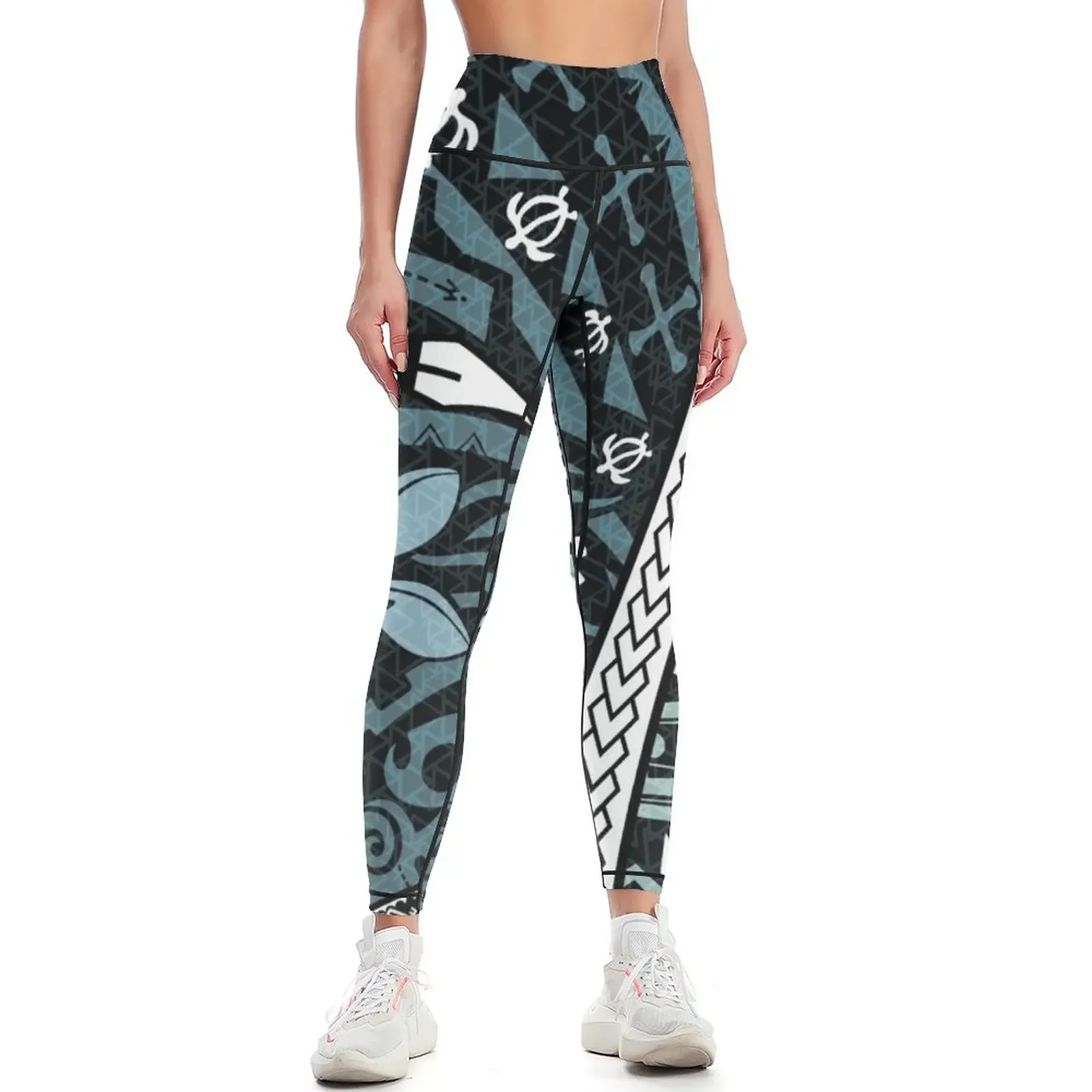 

Polynesian - Hawaiian Tribal Artboard 2032 Leggings Women's tights Women's trousers high waist Womens Leggings