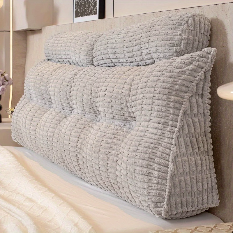 Almohada de cabecera tejida con tema de fantasía de estilo casual con respaldo triangular