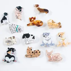 Cute Puppy Cat Hair Clip Y2K PVC Animal Hairpin for Women Girls Personalized Duckbill Clip Creative Dog Bangs Clip