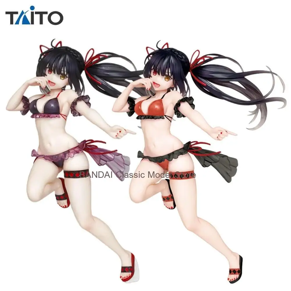 taito-デート・ア・ライブ-時崎狂三-水着アニメアクションフィギュアおもちゃコレクション装​​飾品ギフト大人子供用クリスマス