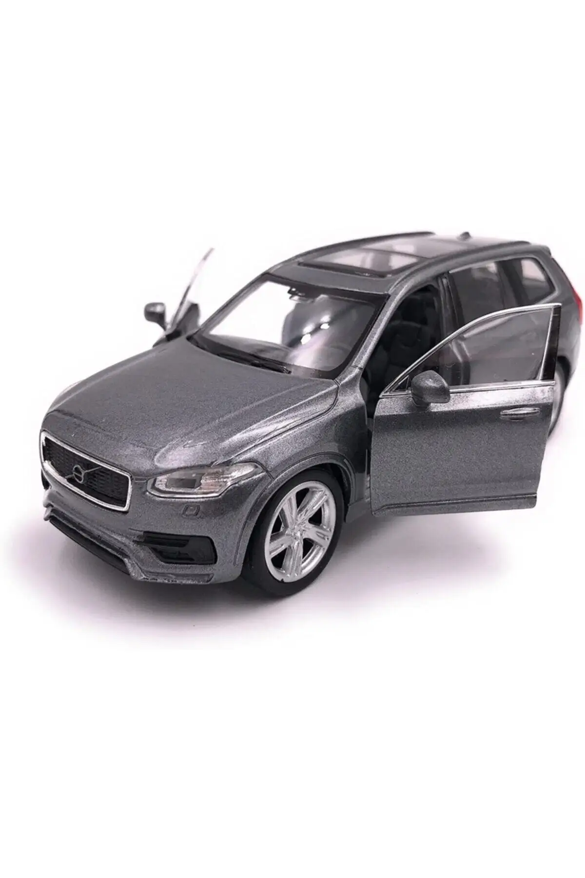 Welly Volvo Xc - 90 1/36 Scale Drag Bırak Metal Model Toy Car Smoked, Collection for Kids And Adults