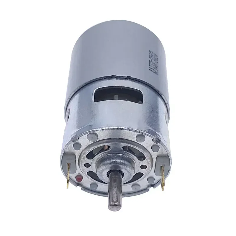 775/795 Dual Output Shaft มอเตอร์ทรายเข็มขัดเครื่องแพลตฟอร์มละครเครื่องกลึงขนาดเล็ก Micro แกนยาวมอเตอร์ 12V 24V