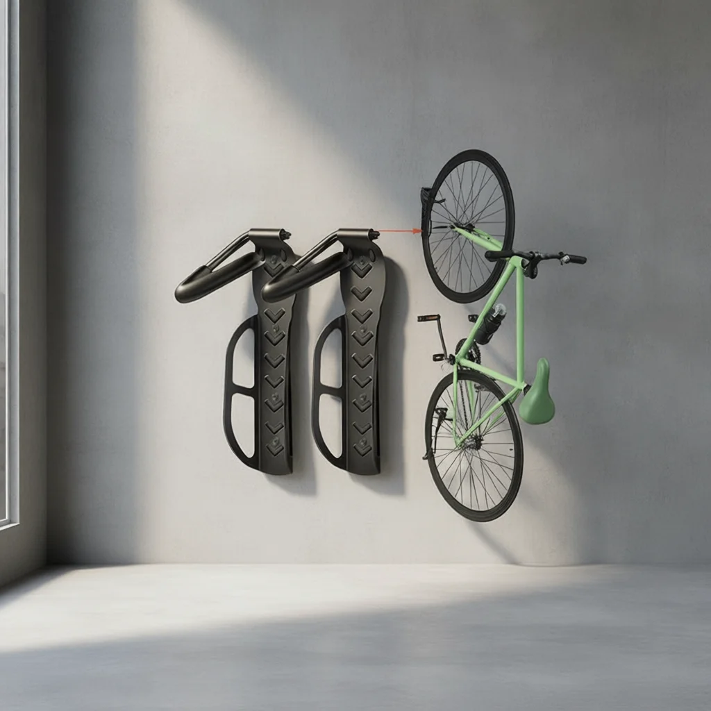 stand to make bicycle stationary Alpcour Bike Trainer for Indoor Riding  Portable Foldable Magnetic Stainless Steel Indoor Trainer, Noise Reduction, 6 Resistance Settings & Bag  Exercise for Road & Mountain Bikes Easy to assemble and install. Wheel Bike Stand To Make