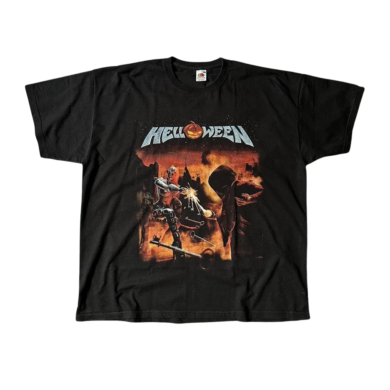

Y2K Vintage 2005 Helloween ‘Keeper of the Seven Keys’ Band Tee Size XXL Funny T-Shirt For Men Men Original Gifts