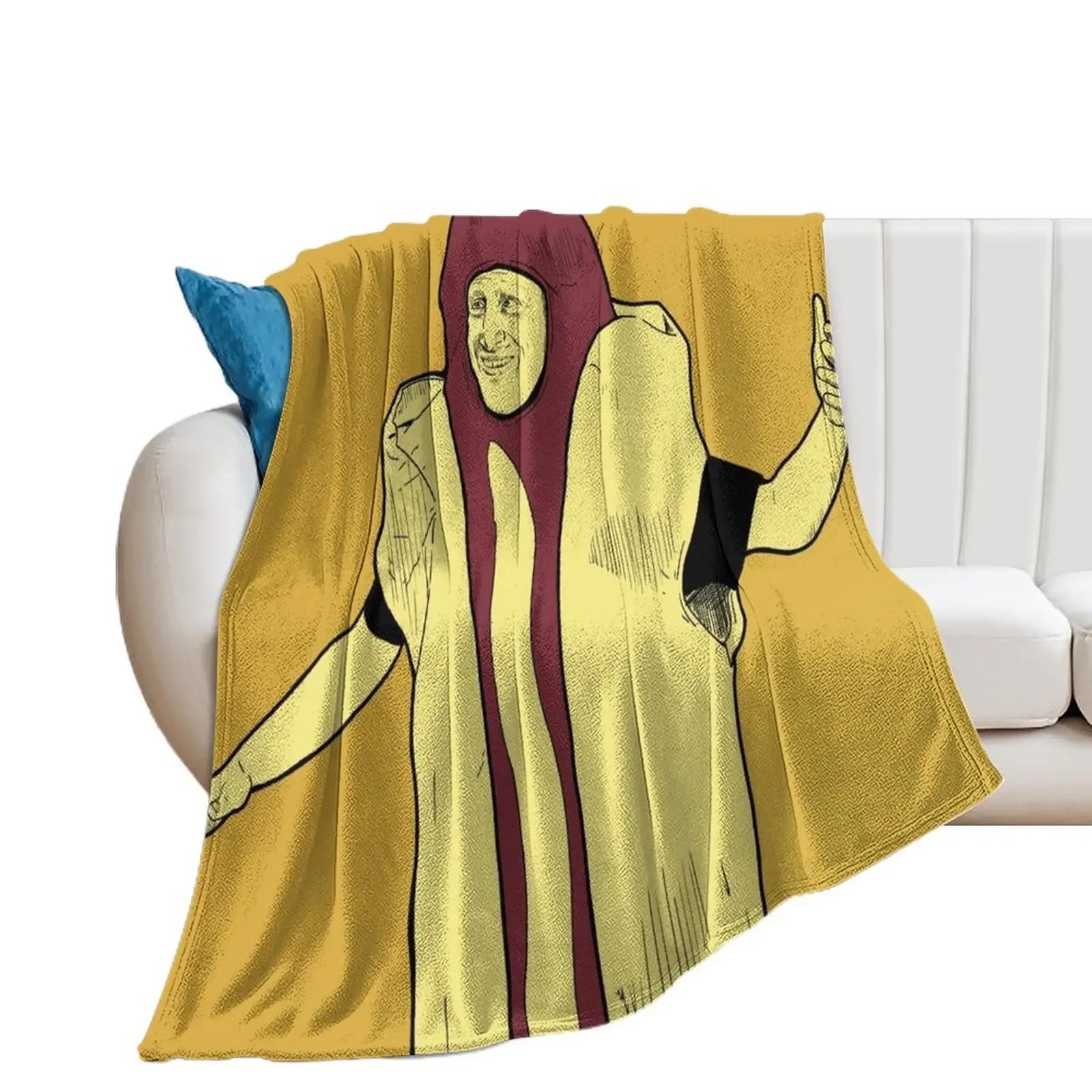 Hot Dog Car Crash (I Think You Should Leave) Throw Blanket Plush Summer Beddings Blankets