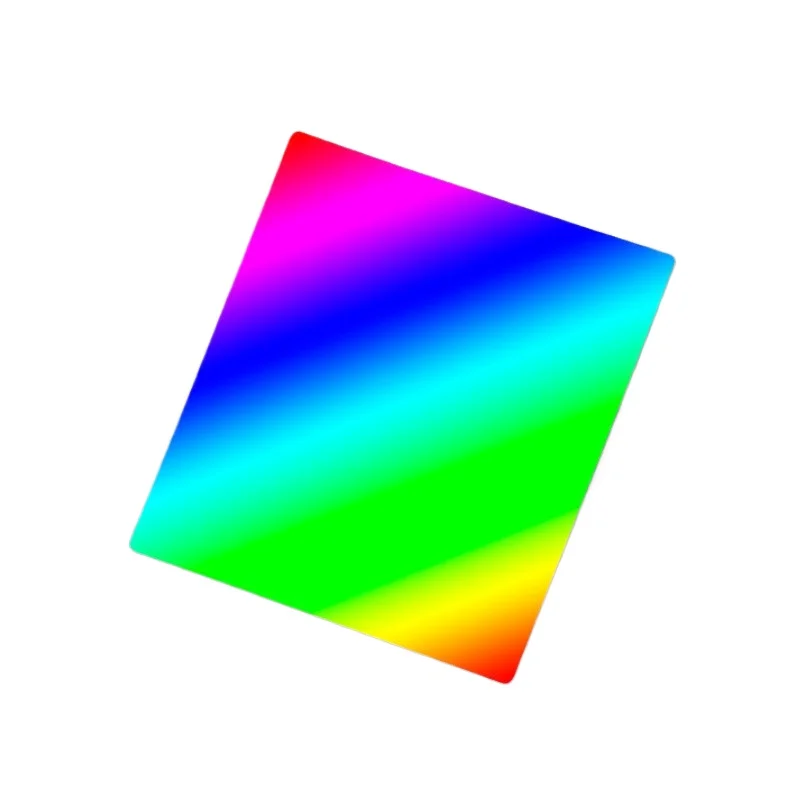 For 50-600 Line PET Transmission Diffraction Grating Optical Element Spectrum Teaching Demo 36x38mm