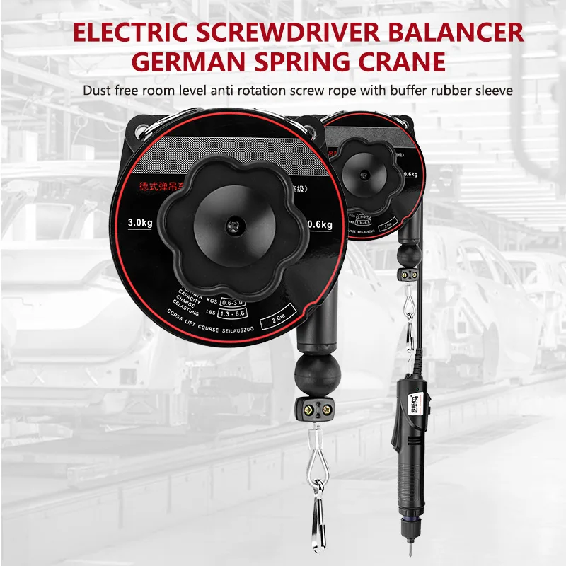 Chave de Fenda Elétrica com Gancho Telescópico Ajustável Dust- Balancer