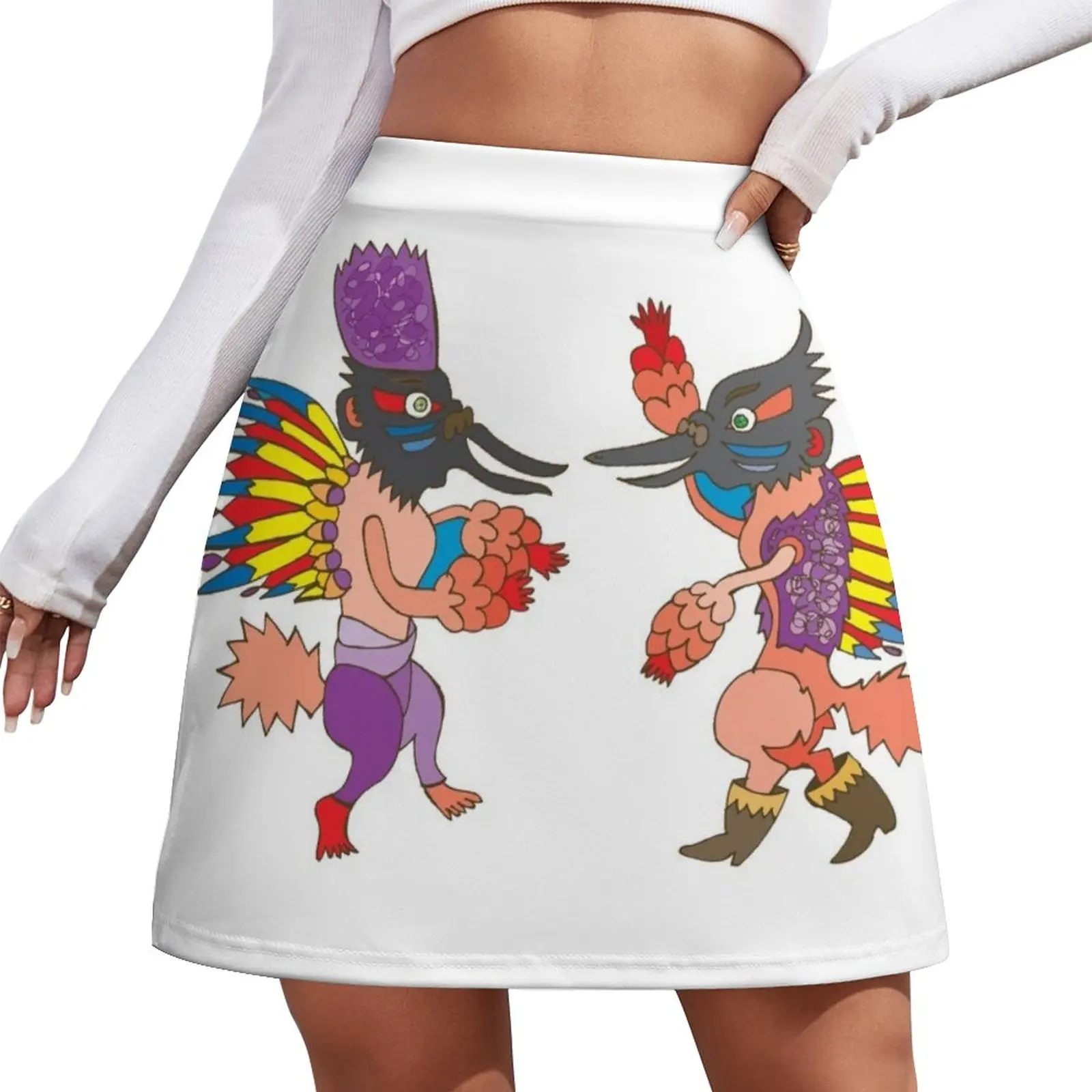 

Porcupeekapeckerpoos prance & dance Mini Skirt Women's summer skirts Female clothing Skirt pants