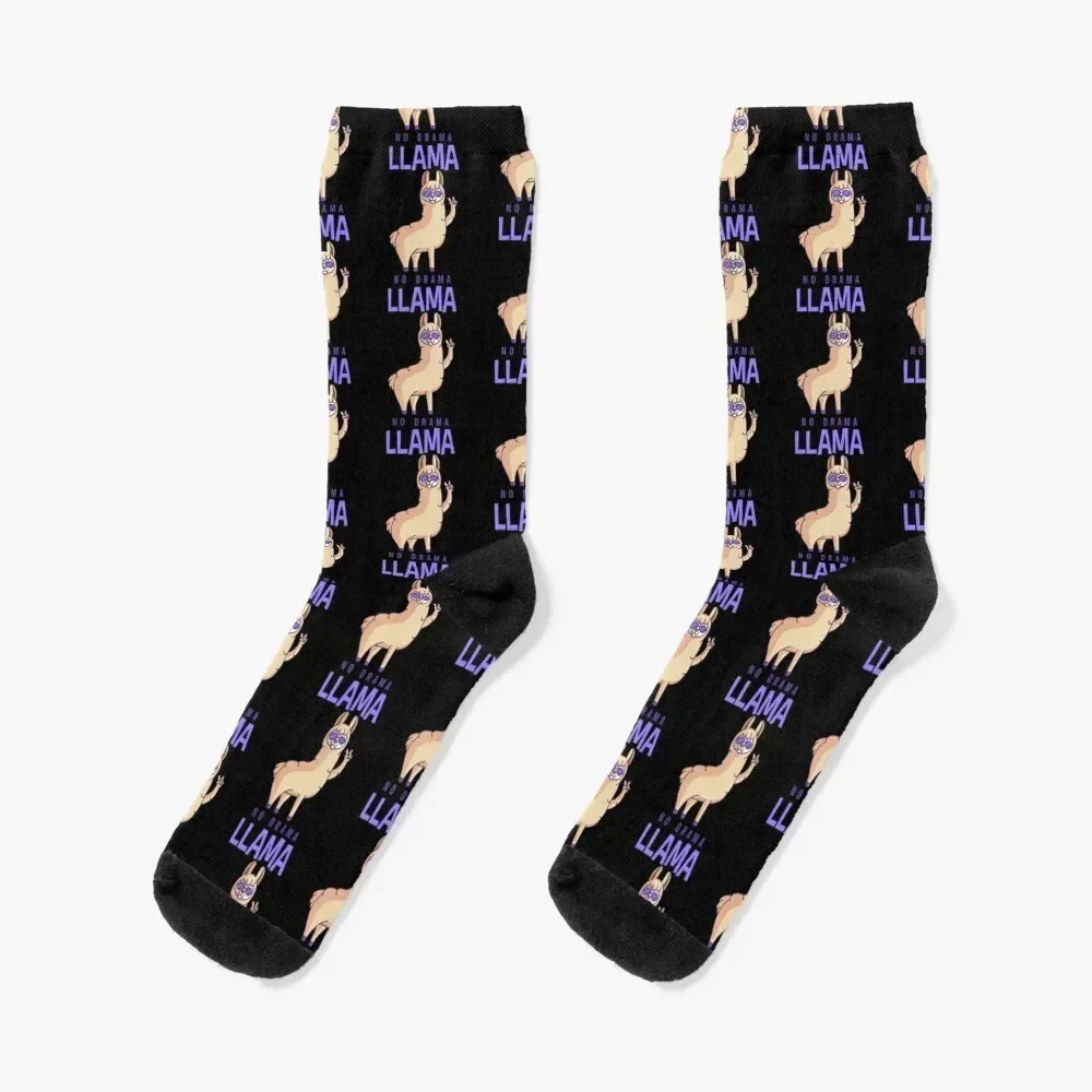 

No Drama Llama Socks sport cotton essential sheer Socks Man Women's