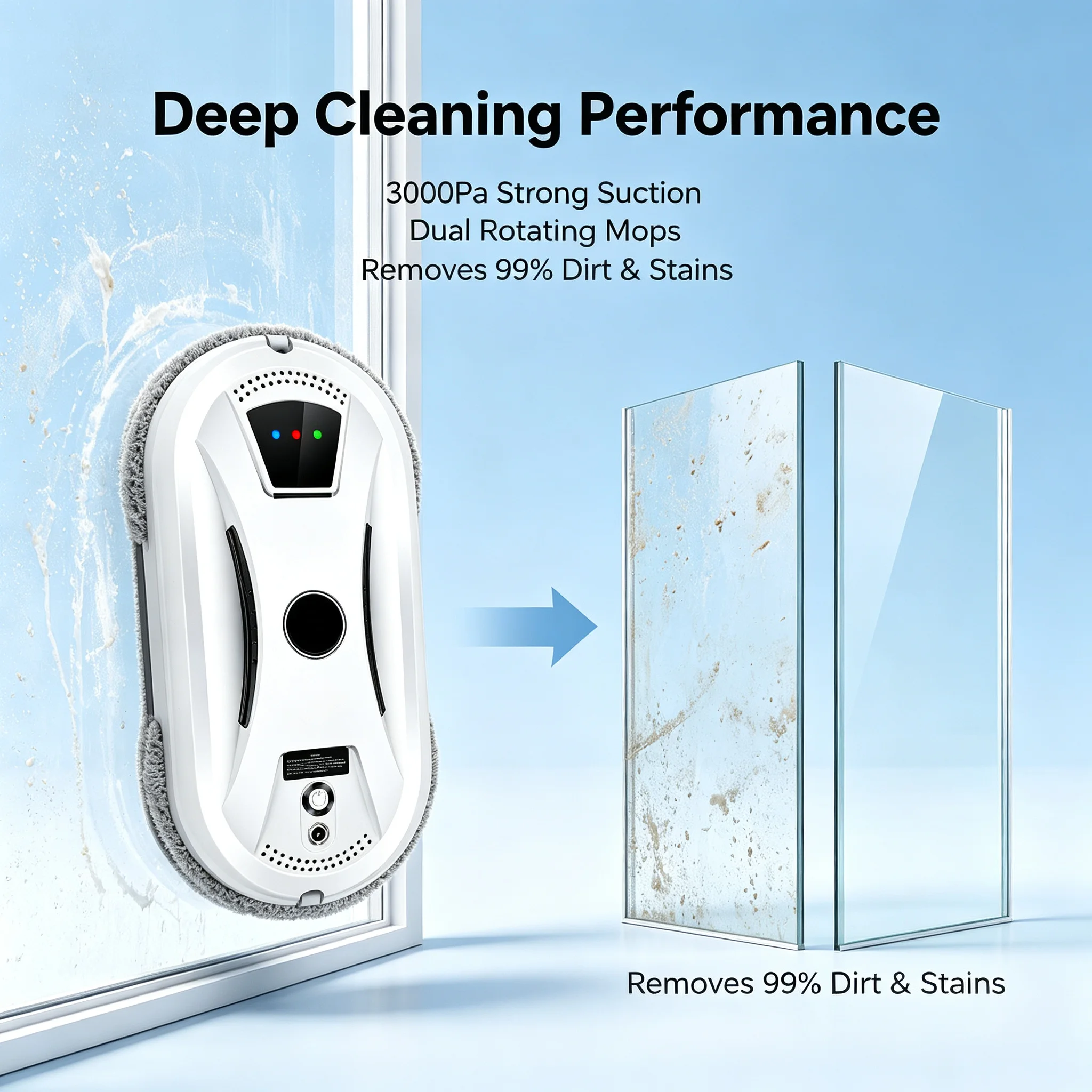 Intelligent Fully Automatic Remote Control Home Window Cleaning Robot Hcr-02 Smart Robot