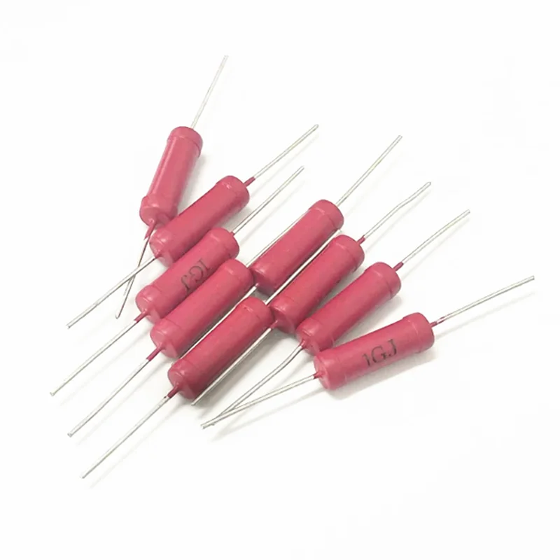 1PCS RI40A-5W Dahongpao High-Voltage Resistor 1K 3.9K 20K 40K 100K 680K 1M 1.8M 3.9M 30M 100M 300M 2K High Voltage Resistance 5K