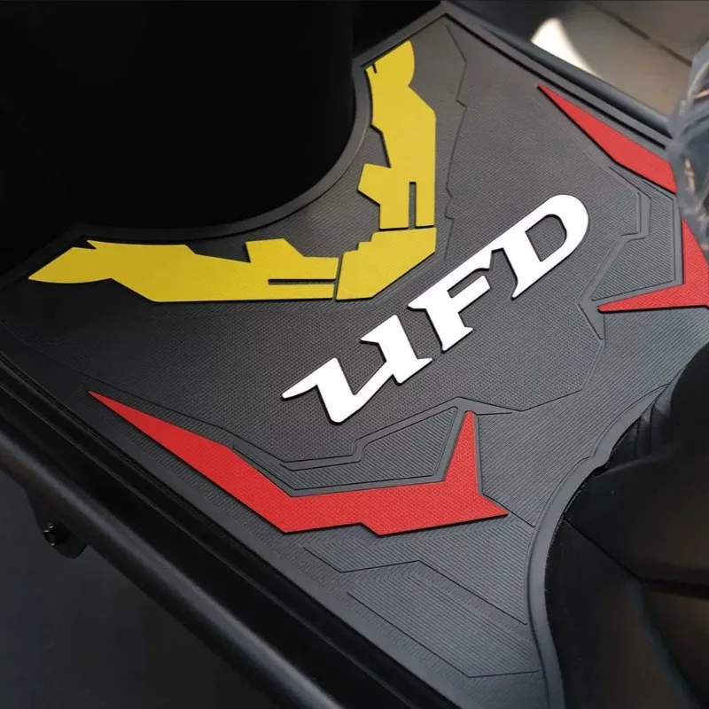 UFD Scooter Foot Mat For HAOJUE UFD125 HJ125T-51 Pedal Pads Anti Slip Decoration Special Modification Accessory