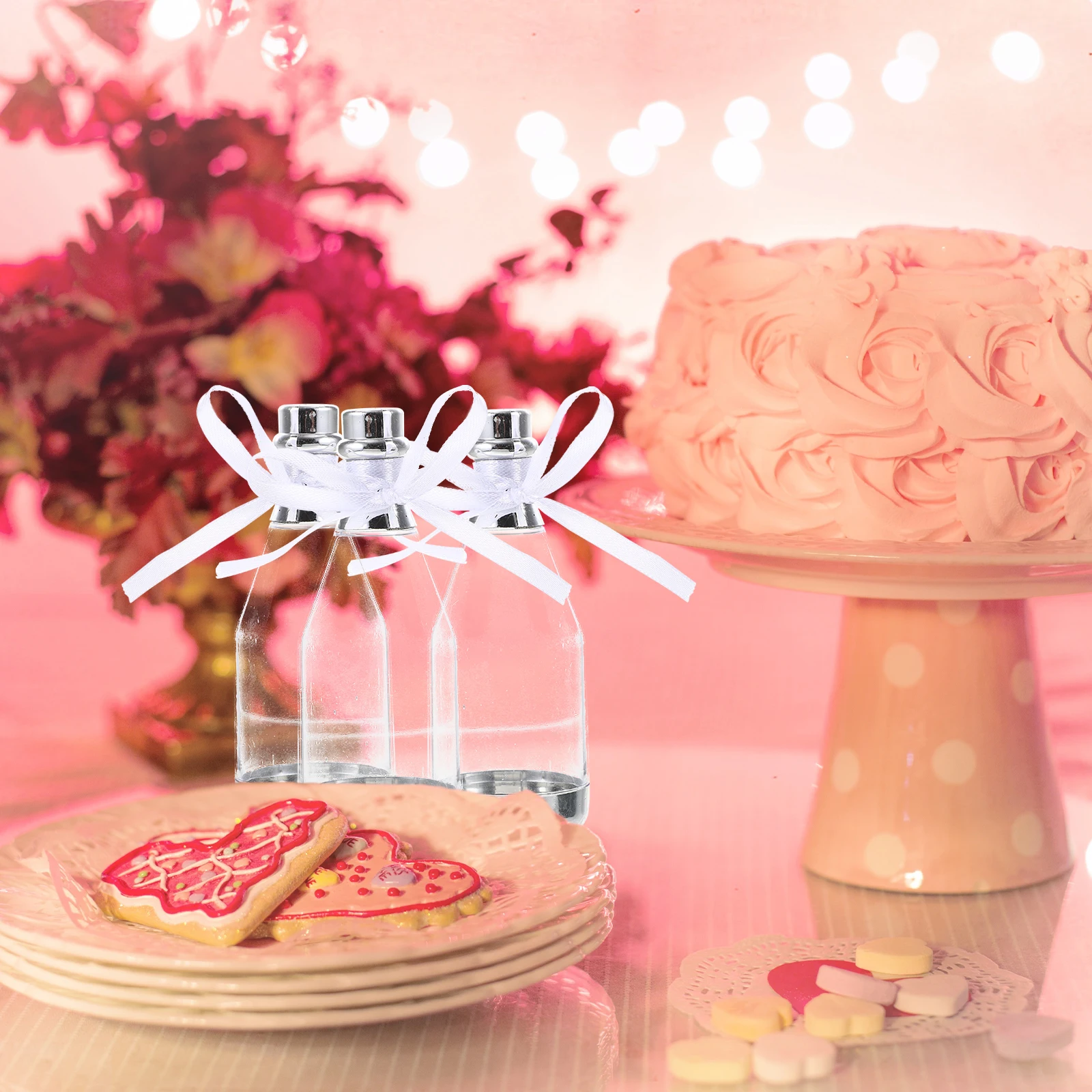 

10 Pcs Bottle Candy Box Small Boxes Wedding Favors Mini Favours Cloth Party Bride