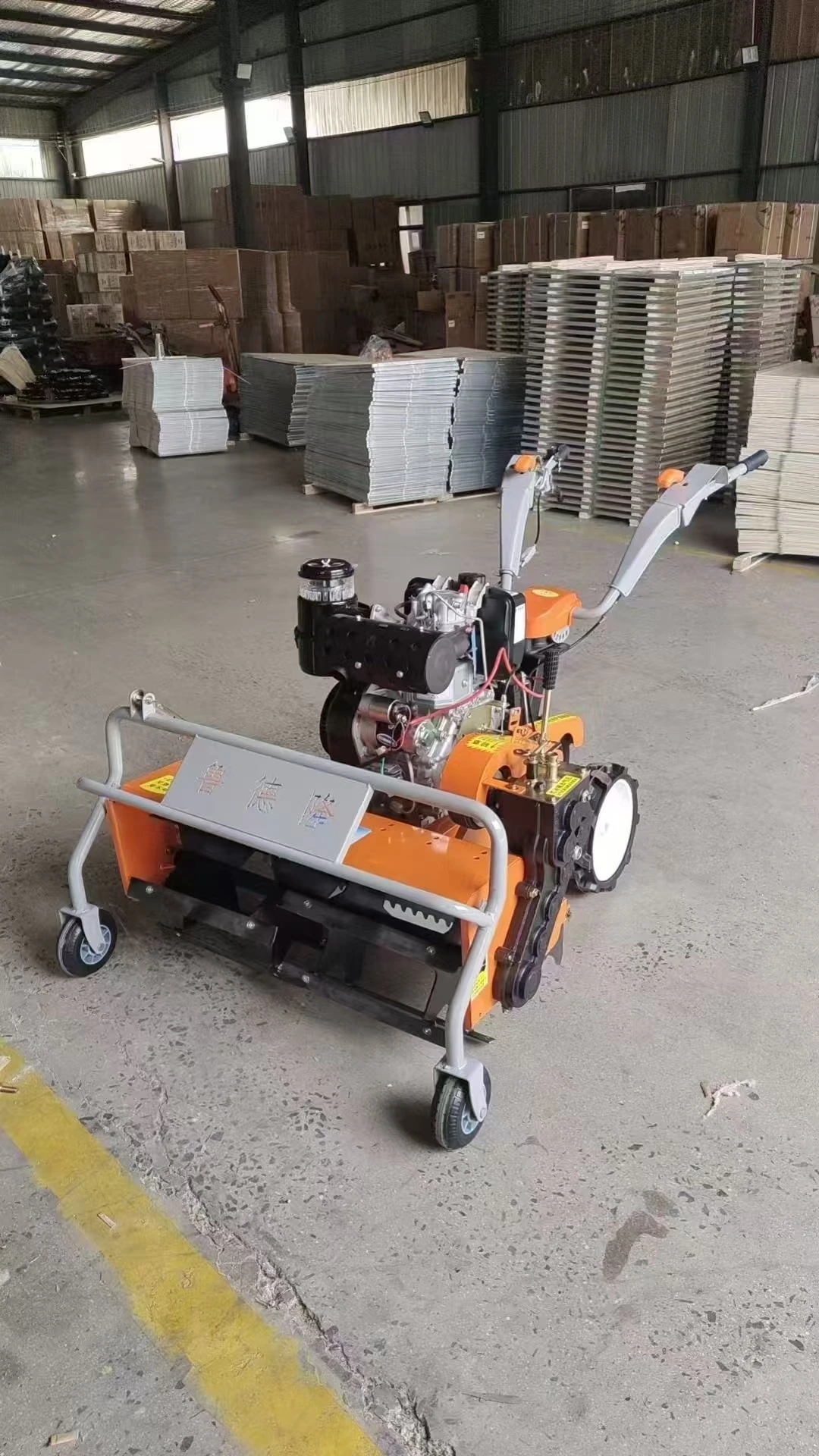 Gear Rotating Weeding Rotary Tiller Machine Width 70CM 60CM Increased And Widened  Diesel Farm Tiller