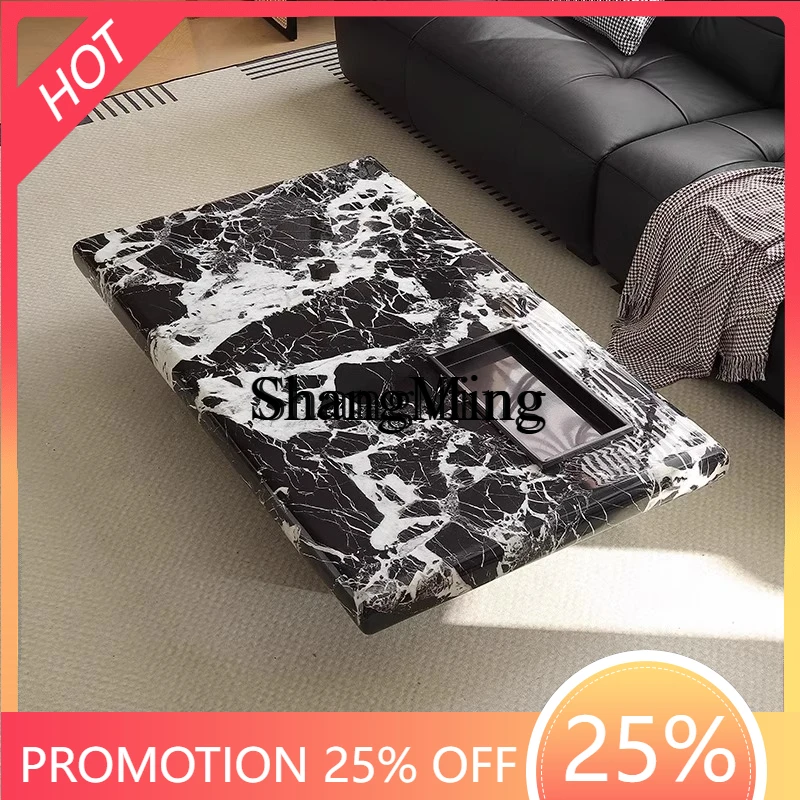 

FG good-looking marble coffee table modern minimalist living room household light luxury small apartment rectangular