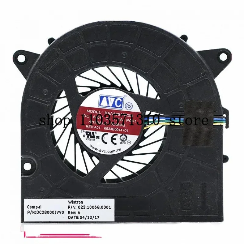 

N For Lenovo 00PC723 System Fan ideacentre AiO 300-22ISU Sunon EF90150SX-C010-S9A FRU p/n 00PC723 BAAA0915R5U P001 All In One