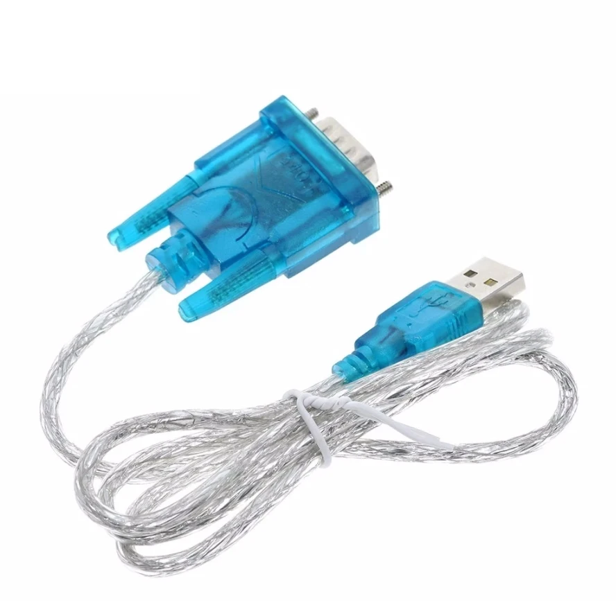 HL-340 جديد USB إلى RS232 COM ميناء المسلسل المساعد الشخصي الرقمي 9 دبوس DB9 مهائي كابلات دعم Windows7-64