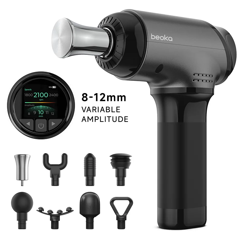 Mini Massage Gun New Professional Variable Amplitude Muscle Massage Gun Beoka Depth Adjustment