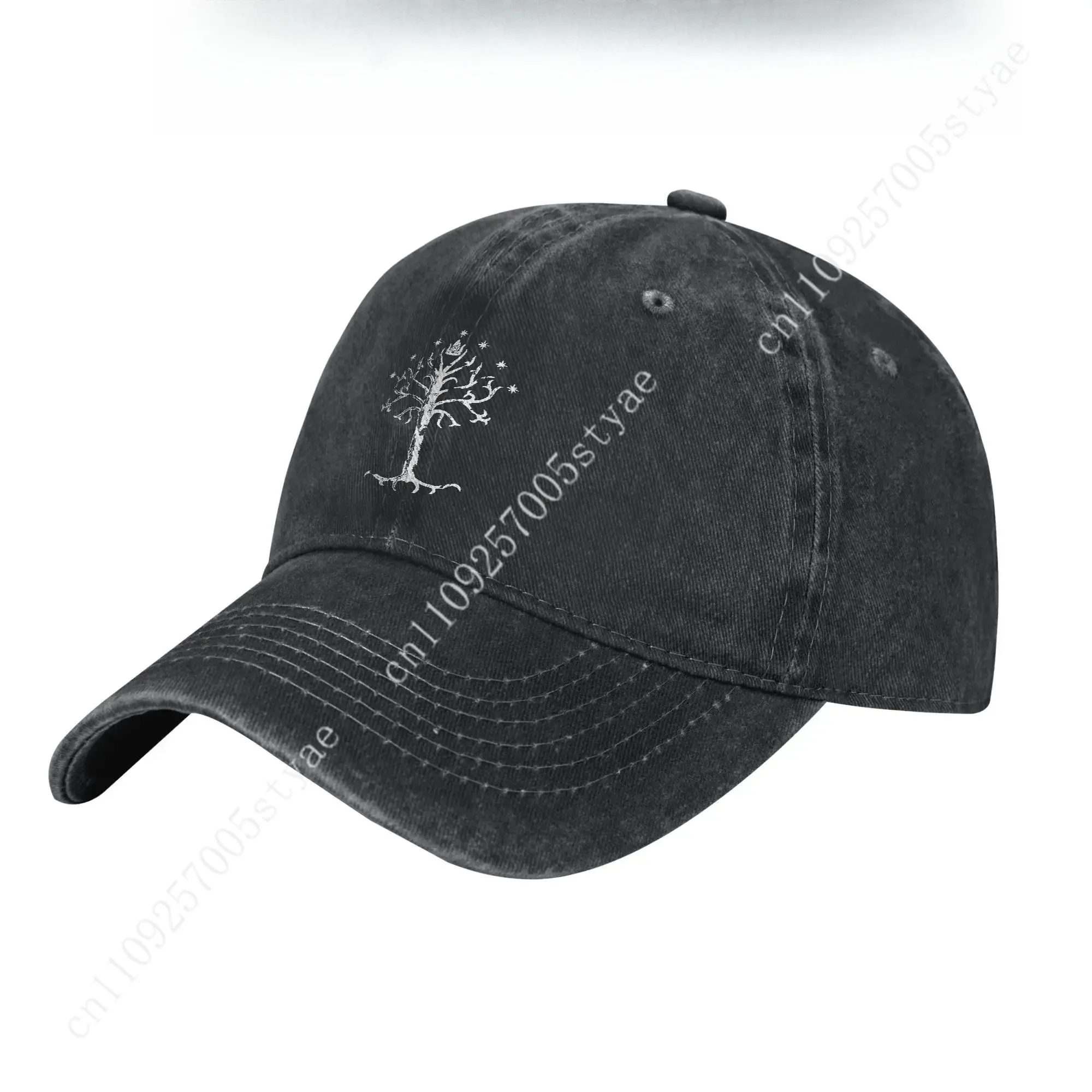 L-Lords of The R-Rings Tree of Gondor Unisex Style Baseball Caps  Distressed Cotton Hats Cap Outdoor All Seasons Snapback Cap